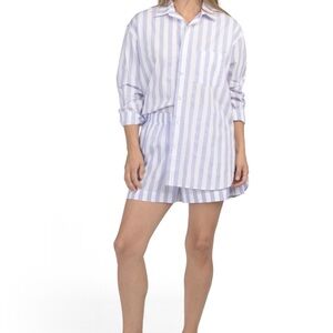 Sanctuary Button-Up Shirt and Shorts Set